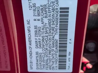 Honda Accord 2018 Sport 4dr Sedán (1.5T I4 CVT)