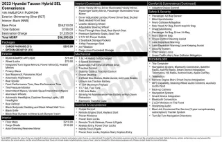 Hyundai TUCSON Híbrido 2023 AWD SEL Convenience 4dr SUV