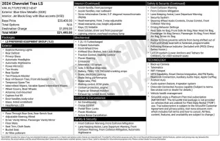 Chevrolet Trax 2024 LS 4dr Crossover