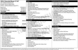Chevrolet Blazer 2024 LT 4dr SUV w/2LT