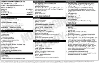 Chevrolet Equinox 2024 LT 4dr SUV w/1LT
