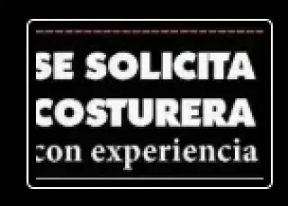 SOLICITAMOS COSTURERAS