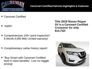 Nissan Rogue 2019 AWD S 4dr Crossover