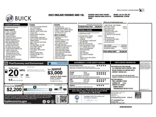 Buick Enclave 2023 4x4 Essence 4dr Crossover