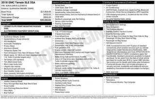 GMC Terrain 2018 SLE 4dr SUV