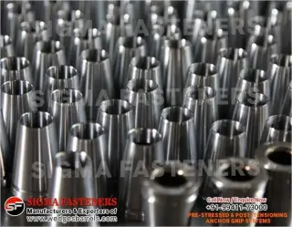 Post Tensioning wedges and bar