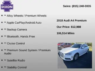 Audi A4 2018 2.0T ultra Premium 4dr Sedán