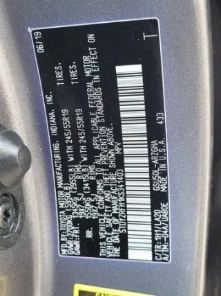 Toyota Highlander 2019 Limited 4dr SUV