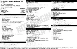 Volkswagen Beetle Convertible 2014 R-Line PZEV 2 puertas descapotable 6A