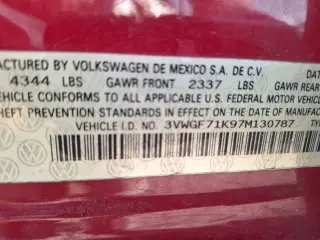 2007 Volkswagen Jetta BASE