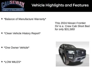 Nissan Frontier 2024 4x4 S 4dr Crew Cab 5 ft. SB
