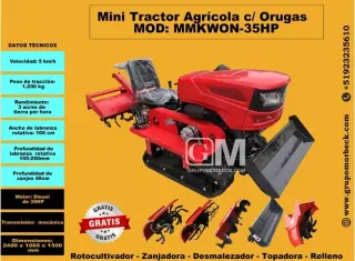 Mini Tractores 20 a 70 HP