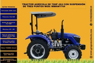 Mini Tractores 20 a 70 HP