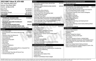 GMC Yukon XL 2022 4x4 AT4 4dr SUV