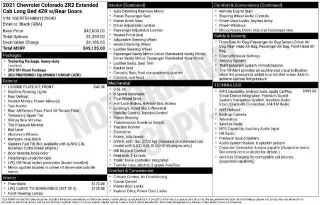 Chevrolet Colorado 2021 4x4 ZR2 4dr Extended Cab 6 ft. LB