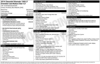 Chevrolet Silverado 1500 2019 4x4 LT 4dr Double Cab 6.6 ft. SB