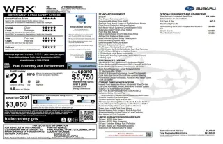 2025 Subaru WRX