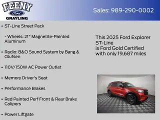 Ford Explorer 2025 AWD ST-Line SUV de 4 puertas