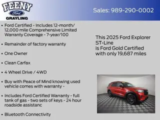 Ford Explorer 2025 AWD ST-Line SUV de 4 puertas