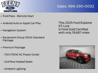 Ford Explorer 2025 AWD ST-Line SUV de 4 puertas