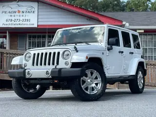 Jeep Wrangler JK Unlimited 2018 4x4 Sahara SUV de 4 puertas