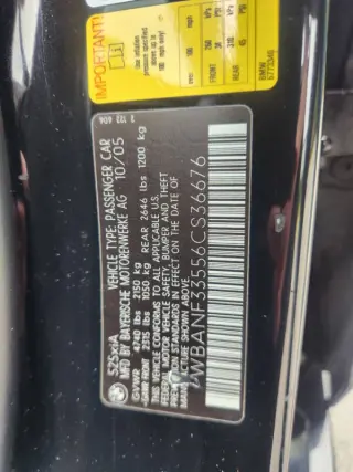 2006 Serie 5 BMW