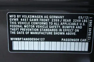 2013 Volkswagen CC