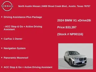 BMW X1 2024 AWD xDrive28i 4dr Vehículo Deportivo de Actividad