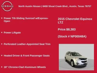 Chevrolet Equinox 2015 LTZ 4 SUV