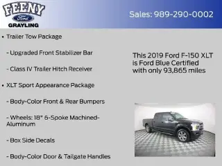 Ford F-150 2019 4x4 XLT 4dr SuperCrew 6.5 ft. SB