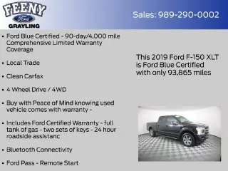 Ford F-150 2019 4x4 XLT 4dr SuperCrew 6.5 ft. SB