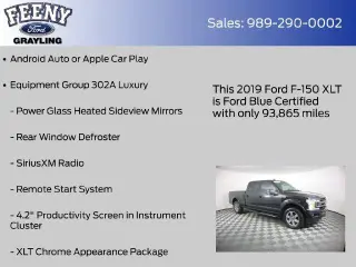 Ford F-150 2019 4x4 XLT 4dr SuperCrew 6.5 ft. SB
