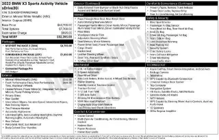 BMW X3 2022 sDrive30i 4dr Vehículo Deportivo de Actividades