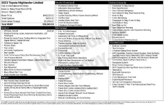 Toyota Highlander 2023 AWD Limited 4dr SUV