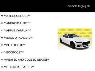 Ford Mustang 2025 EcoBoost Premium 2dr Fastback