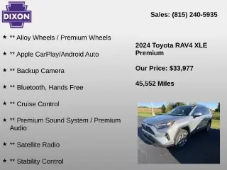 Toyota RAV4 2024 AWD XLE Premium 4p SUV