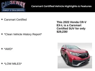 Honda CR-V 2022 AWD EX-L 4dr SUV