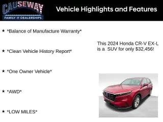 Honda CR-V 2024 AWD EX-L 4dr SUV