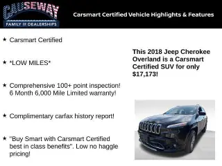 Jeep Cherokee 2018 4x4 Overland 4dr SUV