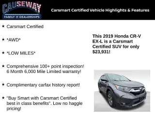 Honda CR-V 2019 AWD EX-L 4dr SUV