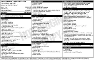 Chevrolet Trailblazer 2023 4x4 LT 4dr SUV