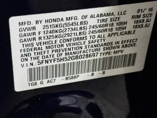 Honda Pilot 2016 EX-L 4dr SUV