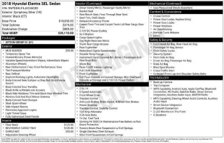 Hyundai ELANTRA 2018 SEL 4dr Sedan (EUA)