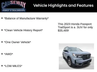 Honda Passport 2023 AWD TrailSport 4dr SUV