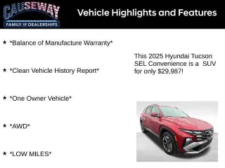 Hyundai TUCSON 2025 AWD SEL Conveniencia 4p SUV