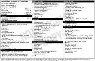 Toyota 4Runner 2024 4x4 SR5 Premium 4puerta SUV