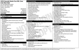 Hyundai SANTA CRUZ 2024 SEL 4dr Crew Cab 4.3ft SB