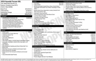 Hyundai TUCSON 2024 SEL 4p SUV