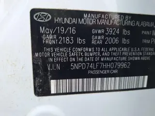 2017 Hyundai Elantra SE
