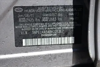 Hyundai SONATA 2011 Limited 2.0T 4dr Sedán